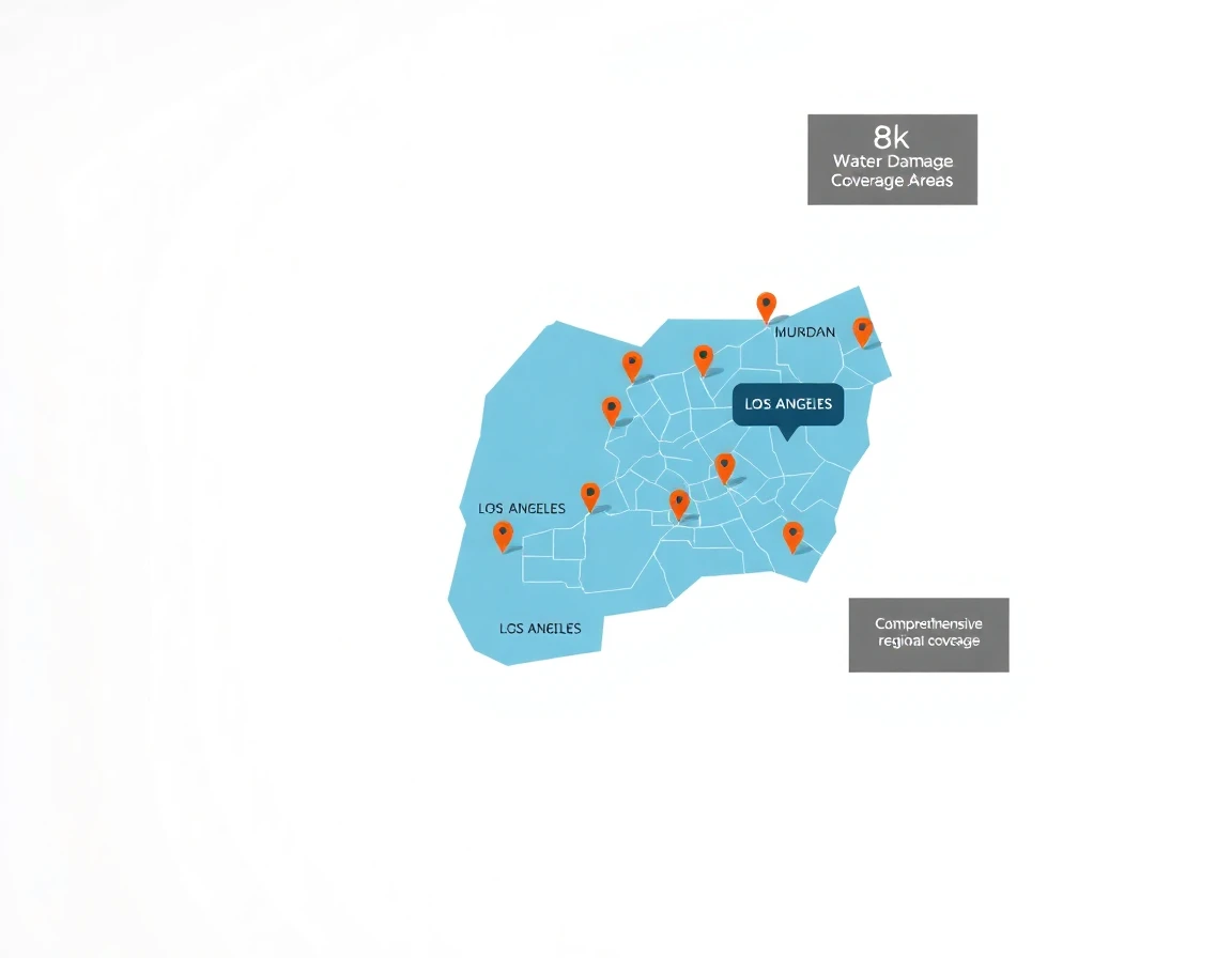 Water Damage Service Areas Map